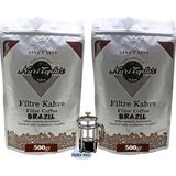 Nuri Toplar Filtre Kahve Brazil Cerrado 1 kg - French Press