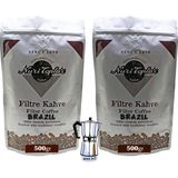 Nuri Toplar Filtre Kahve Brazil Cerrado 1 kg - Moka Pot