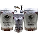 Nuri Toplar Filtre Kahve Brazil ve Colombia House Blend 3'lü Paket - 600 gr - Aeropress