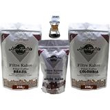 Nuri Toplar Filtre Kahve Brazil ve Colombia House Blend 3'lü Paket - 600 gr - Chemex