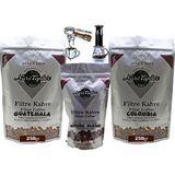 Nuri Toplar Filtre Kahve Colombia ve Guatemala House Blend 3'lü Paket - 600 gr - Aeropress