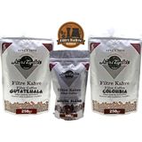 Nuri Toplar Filtre Kahve Colombia ve Guatemala House Blend 3'lü Paket - 600 gr