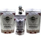 Nuri Toplar Filtre Kahve Ethiopia ve Guatemala House Blend 3'lü Paket - 600 gr - V60