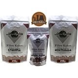 Nuri Toplar Filtre Kahve Ethiopia ve Guatemala House Blend 3'lü Paket - 600 gr