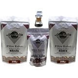 Nuri Toplar Filtre Kahve Kenya ve Brazil House Blend 3'lü Paket - 600 gr - Chemex