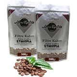Nuri Toplar Filtre Kahvesi Ethiopia Sidamo Çekirdeği - Odun Ateşinde Kahve - 1 kg - Çekirdek (Öğütülmemiş)