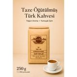 Nuri Toplar Geleneksel Türk Kahvesi 250 g – Siparişe Özel İnce Öğütüm Taze Çekilmiş Yoğun Aromalı Türk Kahvesi