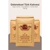 Nuri Toplar Geleneksel Türk Kahvesi 750 g – Siparişe Özel İnce Öğütüm Taze Çekilmiş Yoğun Aromalı Türk Kahvesi