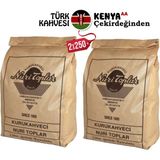 Nuri Toplar Kenya Aa Türk Kahvesi Günlük Taze Çekilmiş 2X250 gr - 500 gr