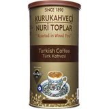 Nuri Toplar Türk Kahvesi Yuvarlak Metal Kutu 250 gr