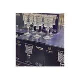 Nuria Ev Dekorasyon City Glass Bahamas 6 Adet Ayaklı Kahve Yanı Su Bardağı 140 Ml
