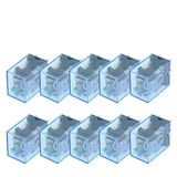 Nurıı 10Pcs Hh52p My2nj, Röle, Genel Dpdt Mikro Mini Elektromanyetik Röle Anahtarı, Led'li, Ac 12V 24V 36V 48V 110V 220V 380V (Dc,220V)