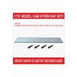 Nurline 1757 CAM VİTRİN İLAVE RAF