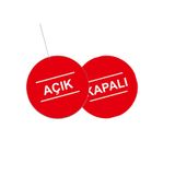 Nurline Açık Kapalı Dönkart Arkalı Önlü Baskılı Vantuzlu