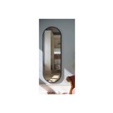 Nurline Siyah Oval 150x50 Dekoratif Boy Aynası Fenomen Ayna