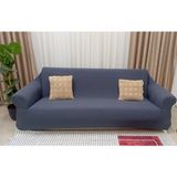 Nurluk Bohem Desen 3 Kişlik Bir Adet Lastikli Esnek Çok Kaliteli Kanepe ,çekyat Koltuk Örtüsü - 180 x 230 cm - Antrasit
