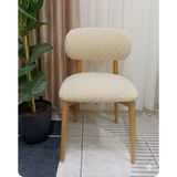 Nurluk Tuğladesen Lastikli Esnek Çok Kaliteli 1 Adet ( Alti Üstü )Elma Sandalye Kılıfı - 45 x 45 x 50 cm - Açık Krem