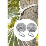 Nurnivus Cord Hamak Salıncak Taşıyıcı Asma Halat Seti Kamp Piknik Bahçe Hamak Bağlama Ipi 2 Li - 2Li