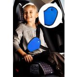 Nurnivus SAFE-SOFT Çocuk Emniyet Kemeri Düzenleyici Oto Emniyet Kemeri Tutucu Emniyet Kemer Tutucu Kılıf MAVİ