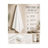 Nurpak %100 Pamuk Yüz Havlusu 50x90 cm – Yumuşak ve Yüksek Emiciliğe Sahip Günlük Havlu