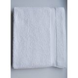 Nurpak %100 Pamuklu Büyük Boy Beyaz Banyo Havlusu 90X150CM - 90 x 150 cm