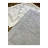 Nurpak 2li derya 50x70 Ayak Havlusu Gri-krem