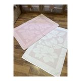 Nurpak 2li derya 50x70 Ayak Havlusu Somon-krem