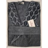 Nurpak Battal Boy Tek Bornoz Şalyaka-Hazal Antrasit (Beden 2Xl-3Xl)