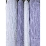 Nurpak Hazal Banyo Takımı - Nurpak 4'lü Hamam Havlu TAKIMI-2ADET 50X90-2ADET 90X150 Havlu - 90 x 150 cm - 50 x 90 cm - Ekru - Gri