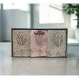 Nurpak Lale Bambu %70 Bambu %30 Pamuk Nakışlı Kutulu 6 Adet 50X90 El Yüz Havlusu - 50 x 90 cm - Pembe - Beyaz - Mavi
