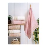 Nurpak Narin Bambu Güpürlü Nakışlı 3 Adet 50x90 cm El Yüz Havlusu