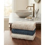 Nurpak Sevgi %100 Pamuklu 3 Adet 50X90 cm El Yüz Havlusu - Kırmızı - 50 x 90 cm