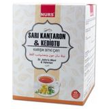 Nurs Lokman Hekim Sarı Kantaron & Kediotu Bitki Çayı 42'li Süzen Poşet - 1 Paket
