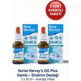 Nurse Harvey's GG Plus Damla 20 ml x 2 - Bebeğinizin Sindirim Sağlığı İçin Doğal Destek