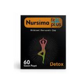 Nursima Detox Çayı – 60 Süzen Poşet | Fit X Plus Bitkisel Karışım Doğal Çay (20 Bitki İle Zenginleştirildi)