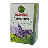 Nursima Lavanta Bitkisel Karışımlı Çay 20 li Süzen Poşet