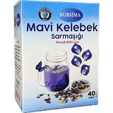 Nursima Mavi Kelebek Sarmaşığı Süzen Poşet Çayı 40'lı - 1 adet