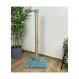 Nursoft 100 cm Büyük Kedi Uzun Tırmalama Tahtası - Turkuaz