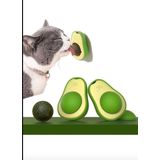 Nursoft Avokado Doğal Catnipli Yenilebilir Kedi Nanesi Otu Oyun Topu Oyuncağı Kedi Yalama Topu 1 Adet