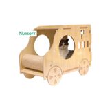Nursoft Cat Car Ahşap Araba Kedi Evi Nr-0084