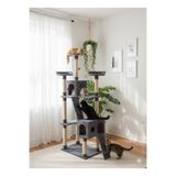 Nursoft Cat City Kedi Evi Kedi Tırmalama Ve Kedi Oyun Antrasit