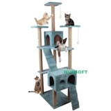 Nursoft Cat City - Kedi Tırmalama ve Oyun Evi Çok Fonksiyonlu