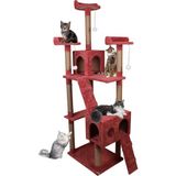 Nursoft Cat City Yeni Rezidans Kedi Oyun Evi ve Tırmalaması - Mercan