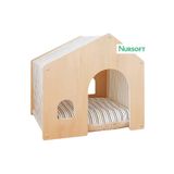 Nursoft Lüx Kedi Evi Kedi Yuvası Ahşap NR-0086