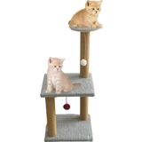 Nursoft Mega Boy Step Kedi Tırmalama Tahtası Açık Gri