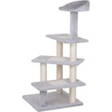 Nursoft Merdivenli Maxi Kedi Tırmalama Kulesi Yumuşak Welsoft Kumaş ile 45x45 cm Taban ve 108 cm Yükseklik