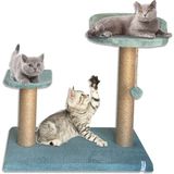 Nursoft Pati Ağacı Kedi Tırmalama ve Dinlenme Alanı - Turkuaz