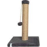 Nursoft Ponponlu Kedi Tırmalama Direği 52 cm Tırmalama Tahtası - Antrasit