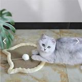 Nursoft Sisal Aşınmaya Dayanıklı Kedi Tırmalama Oyuncağı - Kedi Kafa