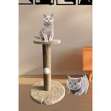Nursoft Stepli Kedi Tırmalama Tahtası - Bej